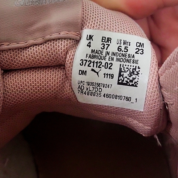 Puma rose gold mid-top sneakers - Picture 5 of 8